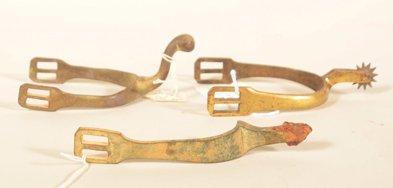 Three Civil War Confederate Examples of Spurs (1 of 6)