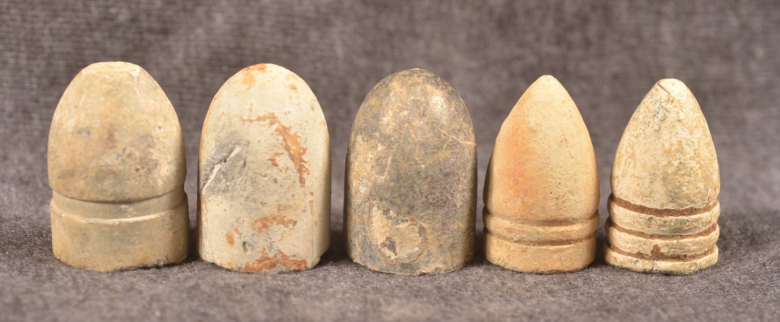 Lot of Larger Caliber Union/CSA Fired Bullets (1 of 3)