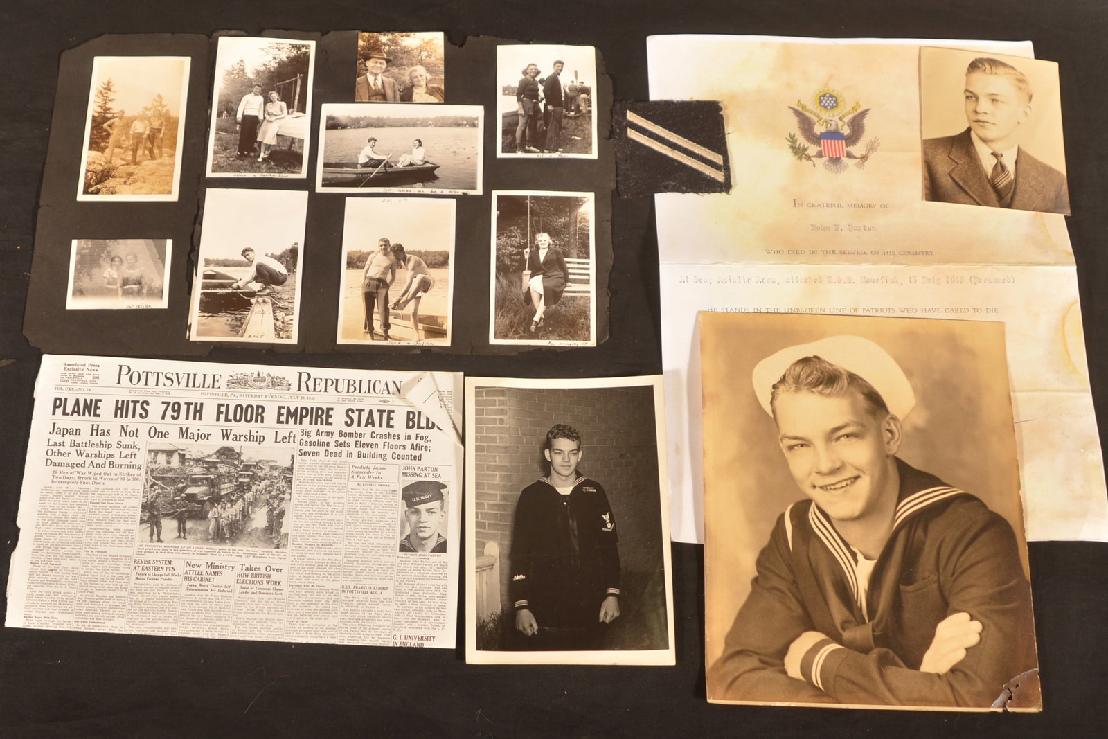 WWII USS Bonefish Sub Photo Group KIA June 1945 (1 of 2)