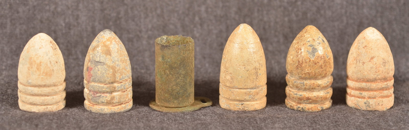 Union & CSA Civil War Bullets & Stopper Case (1 of 3)