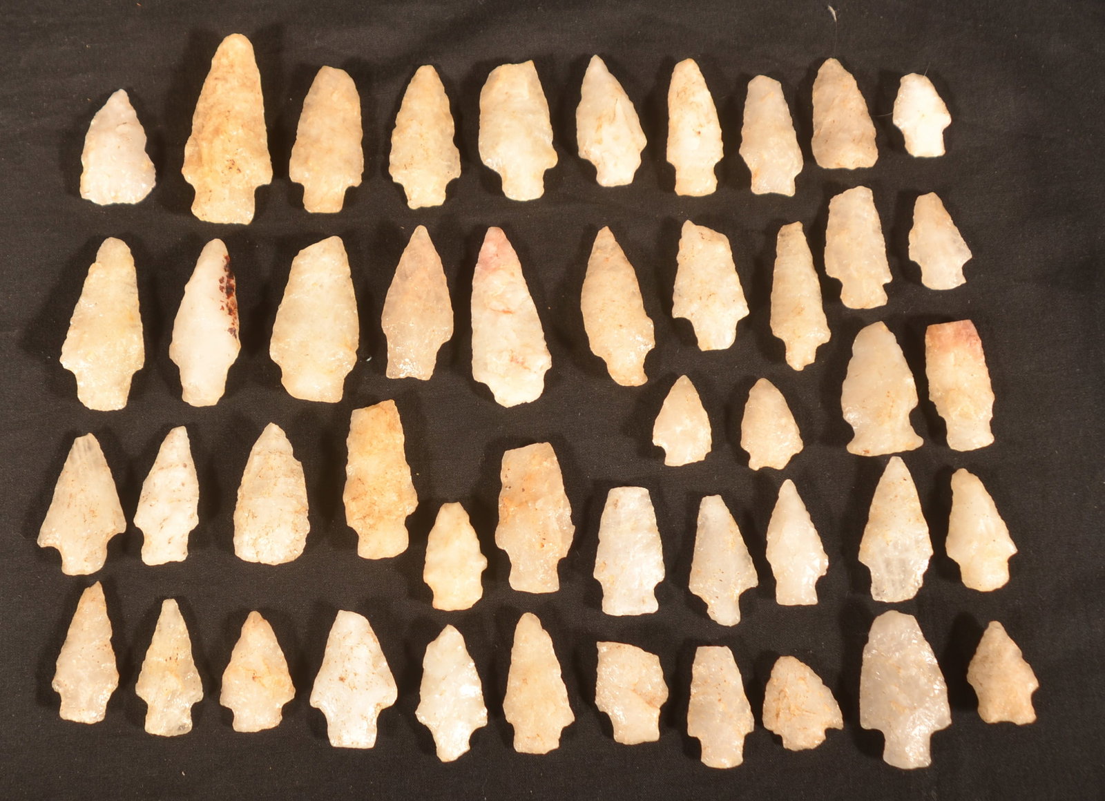 46 Pennsylvania Indian Flint Arrowheads (1 of 2)