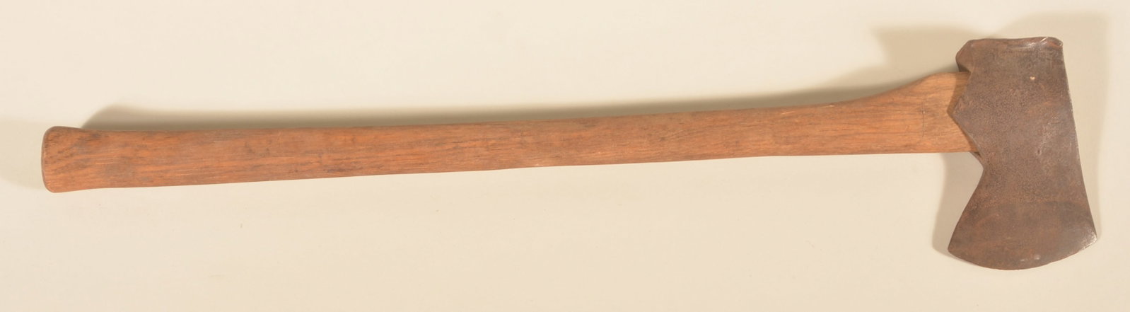 Signed George W Benser Quarryville, PA Felling Axe: Signed "Geo W Benser Jr Quarryville" on one side of the axe head and "Warranted" on the other side. 27 3/4"L