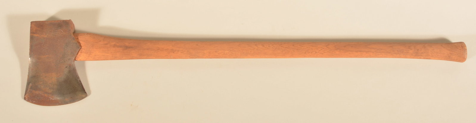 Triple B Signed Felling Axe: Steel blade marked BBB and Hand Made. 36"L