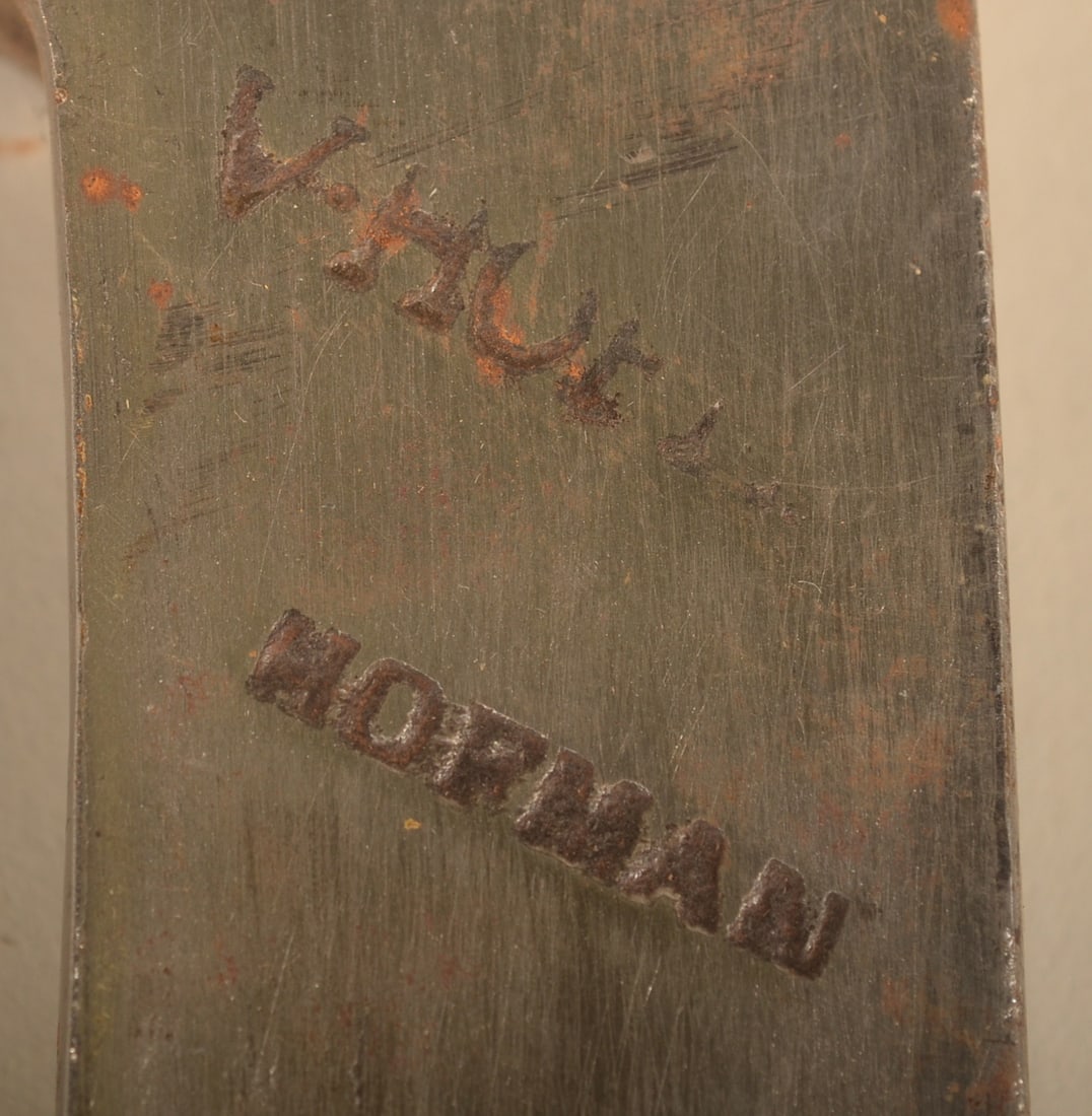 Great V. Hofman Signed Post Hole Axe - 2