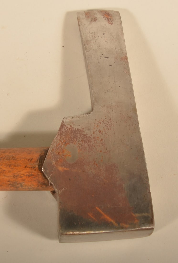 Great V. Hofman Signed Post Hole Axe - 4