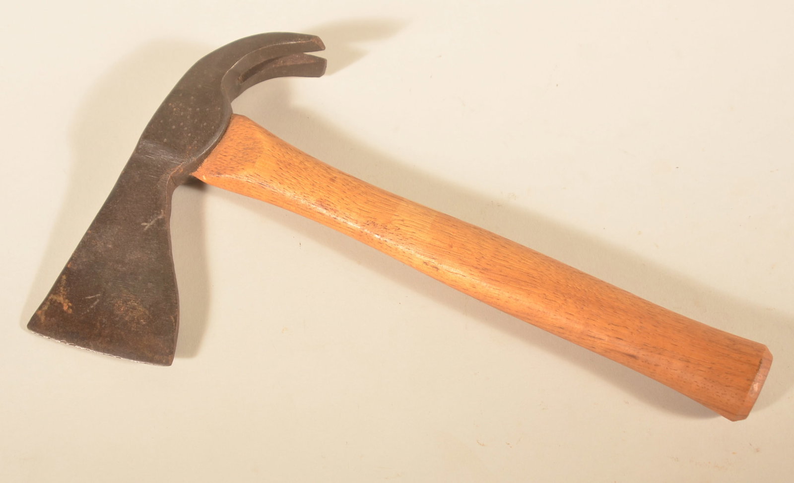 Unusual Blacksmith-Made Hatchet/Hammer: Found in Pennsylvania. Dot pattern design on one side. 13"L