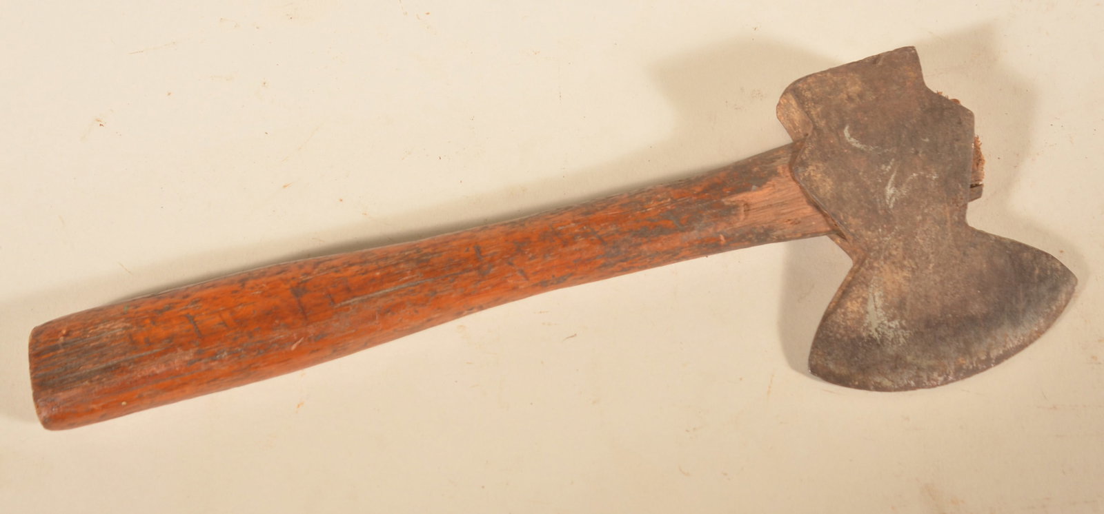 Sweet Small Broad Axe-Shaped Hatchet: Unsigned, most likely mid-19th century Pennsylvania. 13 1/2"L
