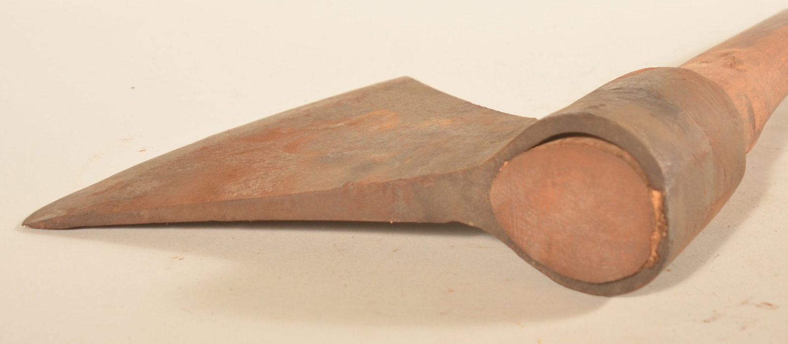 19th C. Large Blacksmith-Made Poll Axe - 4