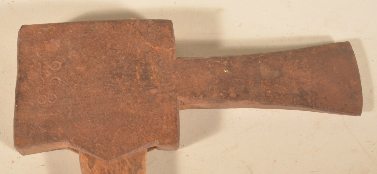 Initialed & Dated Pennsylvania Post Hole Axe - 2