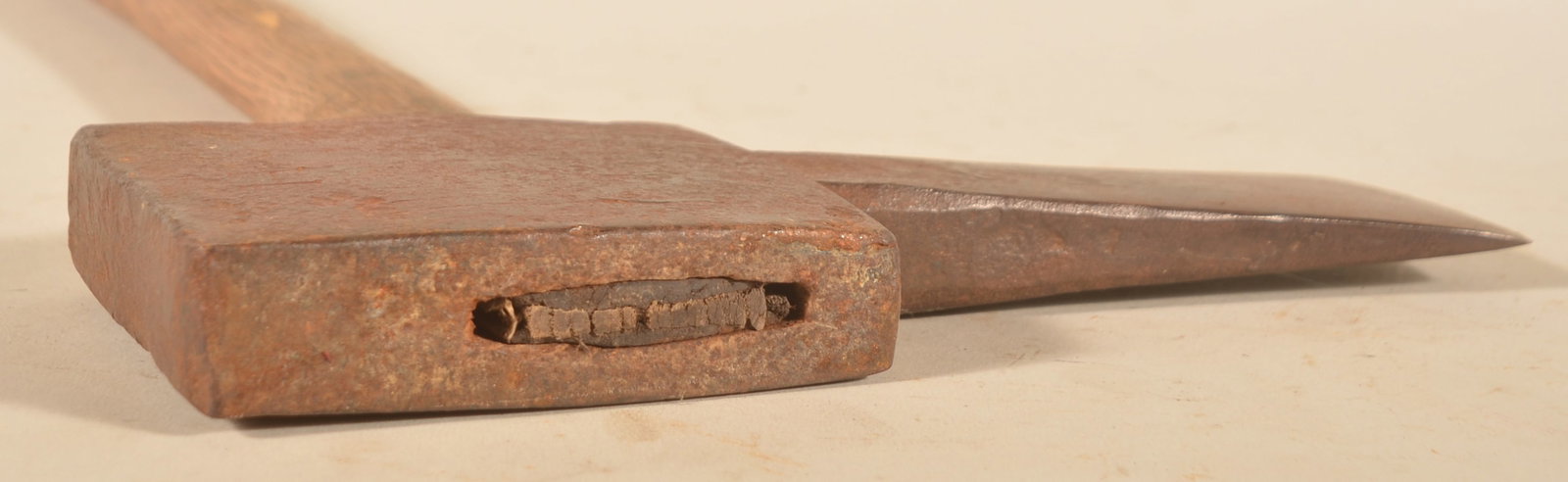 Initialed & Dated Pennsylvania Post Hole Axe - 4