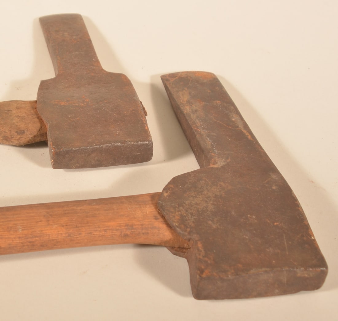 Two Unsigned Pennsylvania Post Hole Axes - 2