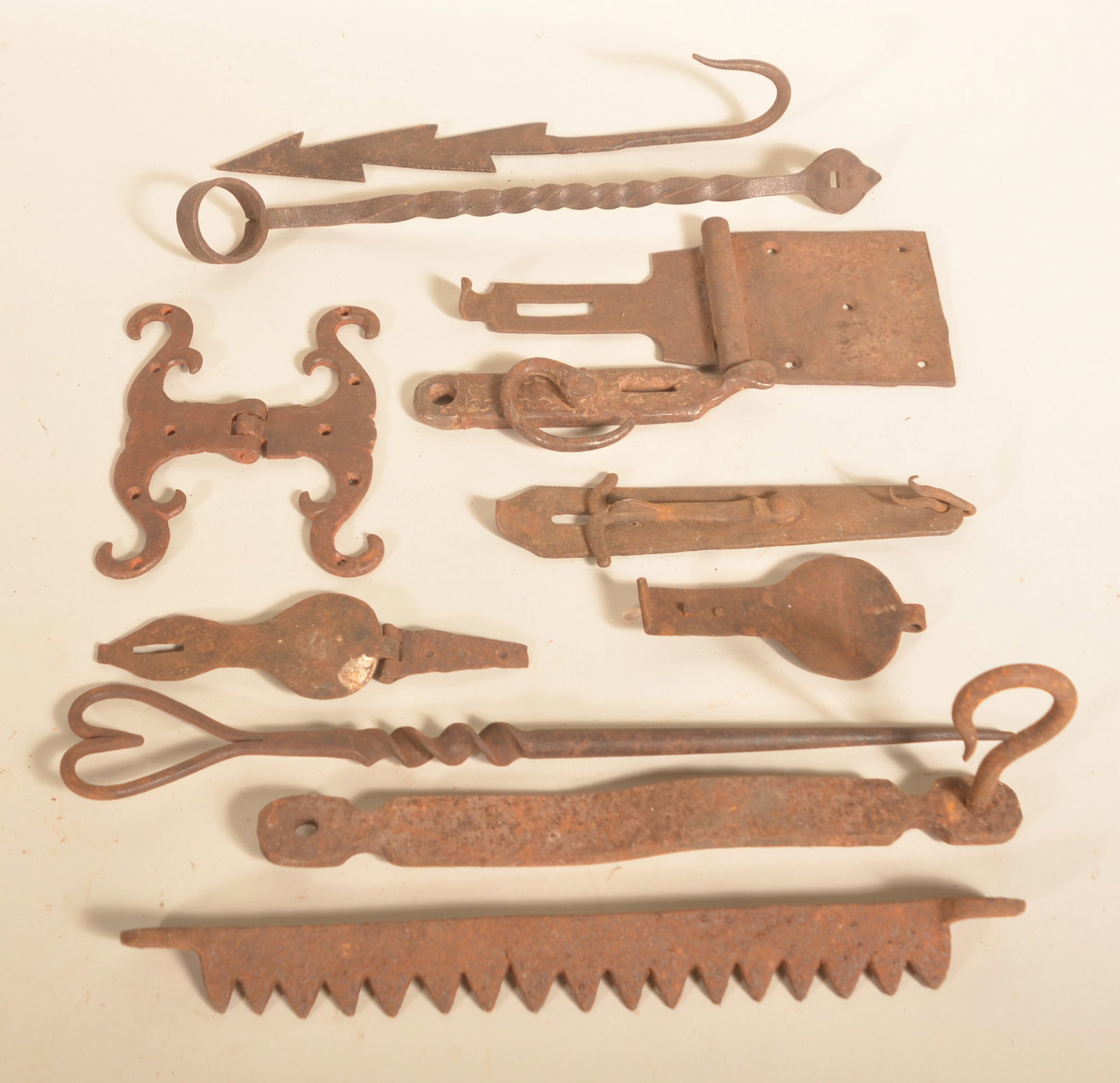 Collection of Pennsylvania Wrought Iron Hardware (1 of 1)