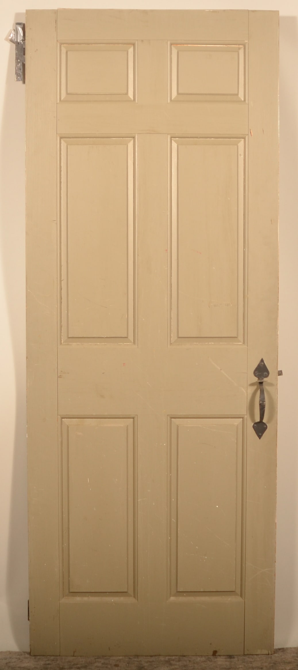 Pennsylvania 19th C. 6-Panel Door w/ "H" Hinges (1 of 5)