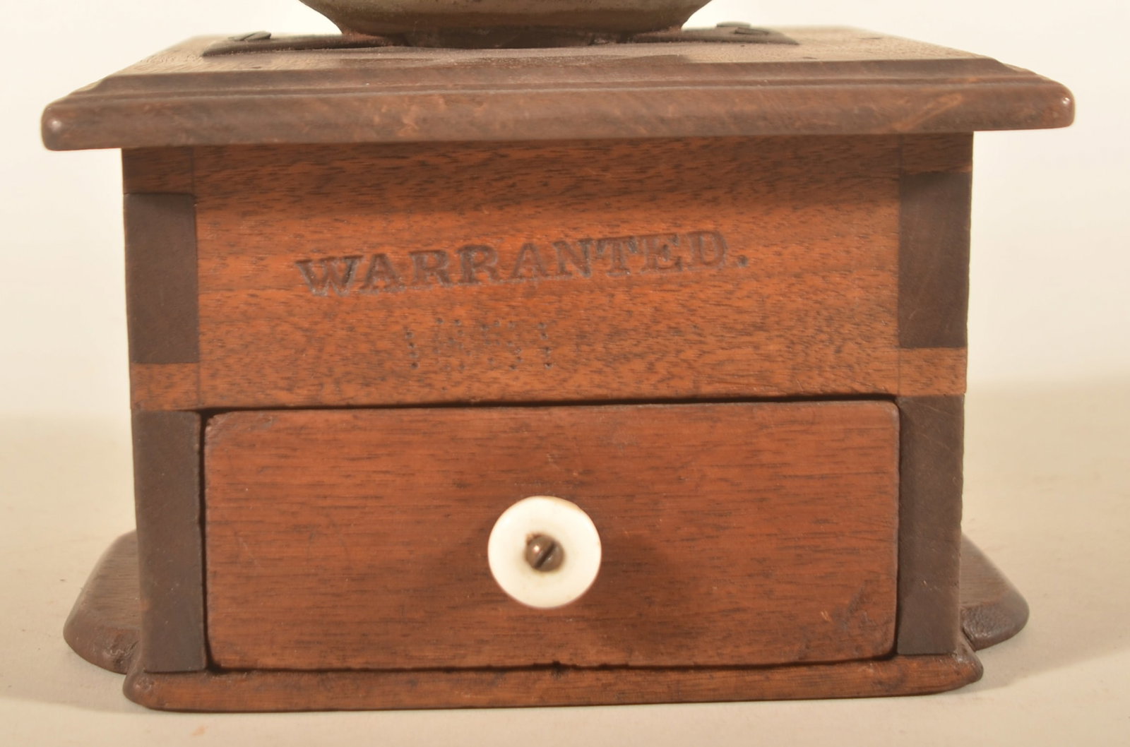Signed & Dated Pennsylvania Walnut Coffee Grinder - 2
