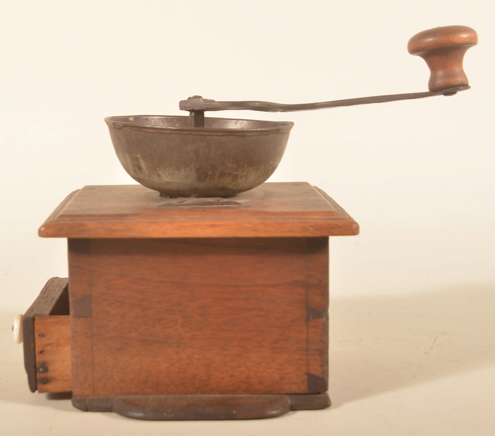 Signed & Dated Pennsylvania Walnut Coffee Grinder - 3
