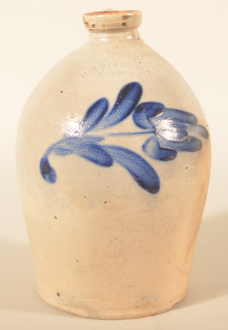 H.B. Pfaltzgraff York, PA Freehand-Decorated Jug (1 of 5)