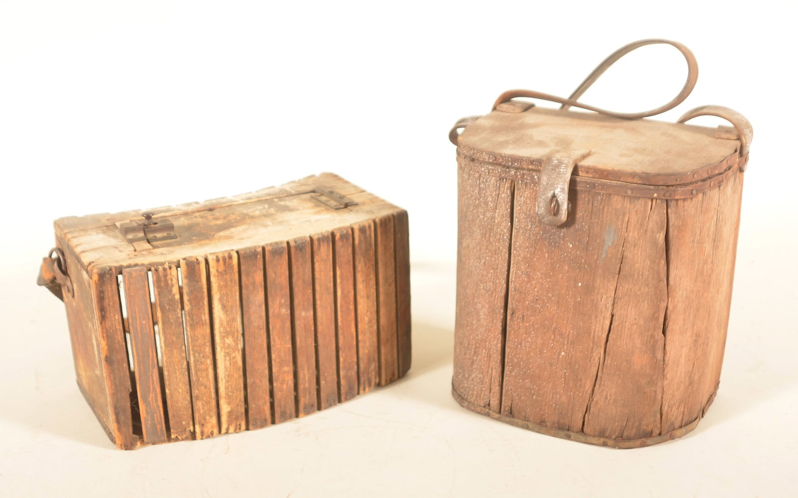 Antique Primitive Homemade Wood Creels (1 of 4)