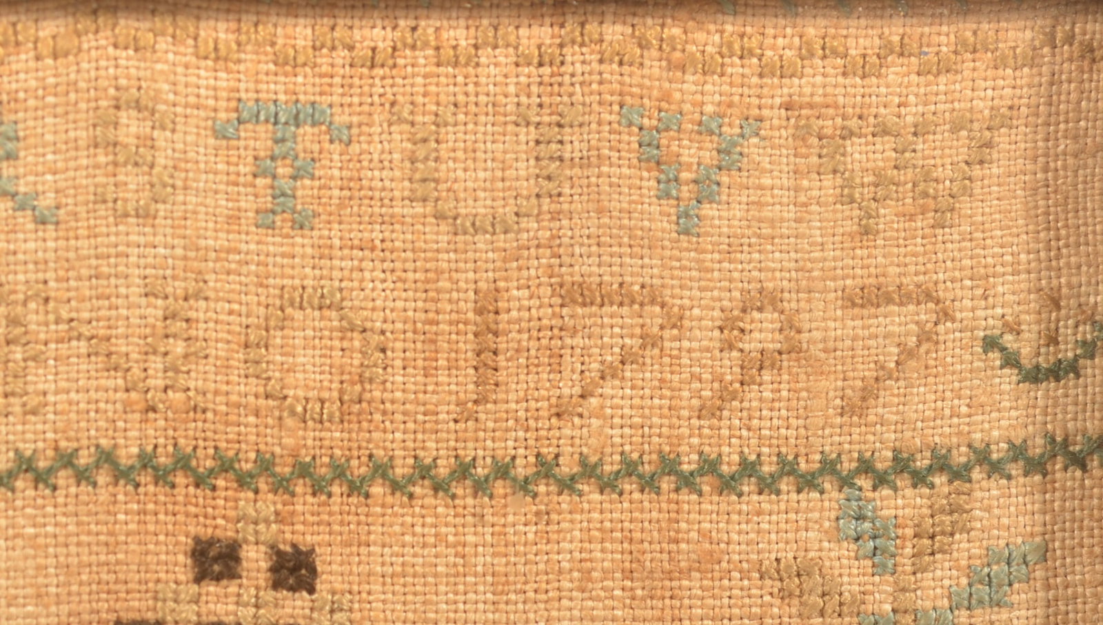 Early 1797 Needlepoint Sampler - 3