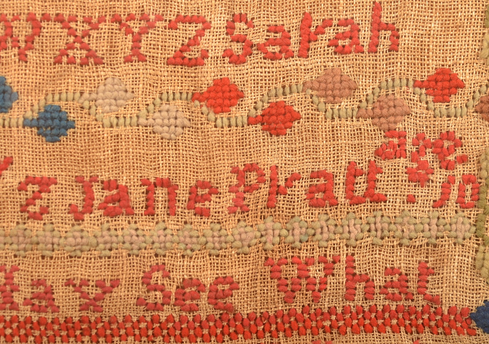Antique Signed Jane Pratt 19th C. Sampler - 5