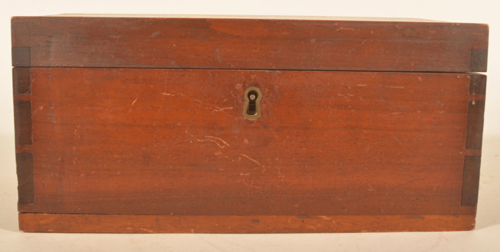 Small Dovetailed Walnut Document Box - 2