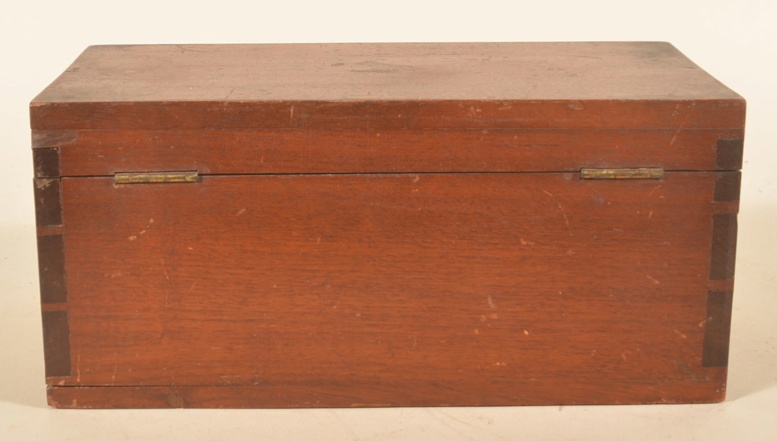 Small Dovetailed Walnut Document Box - 5