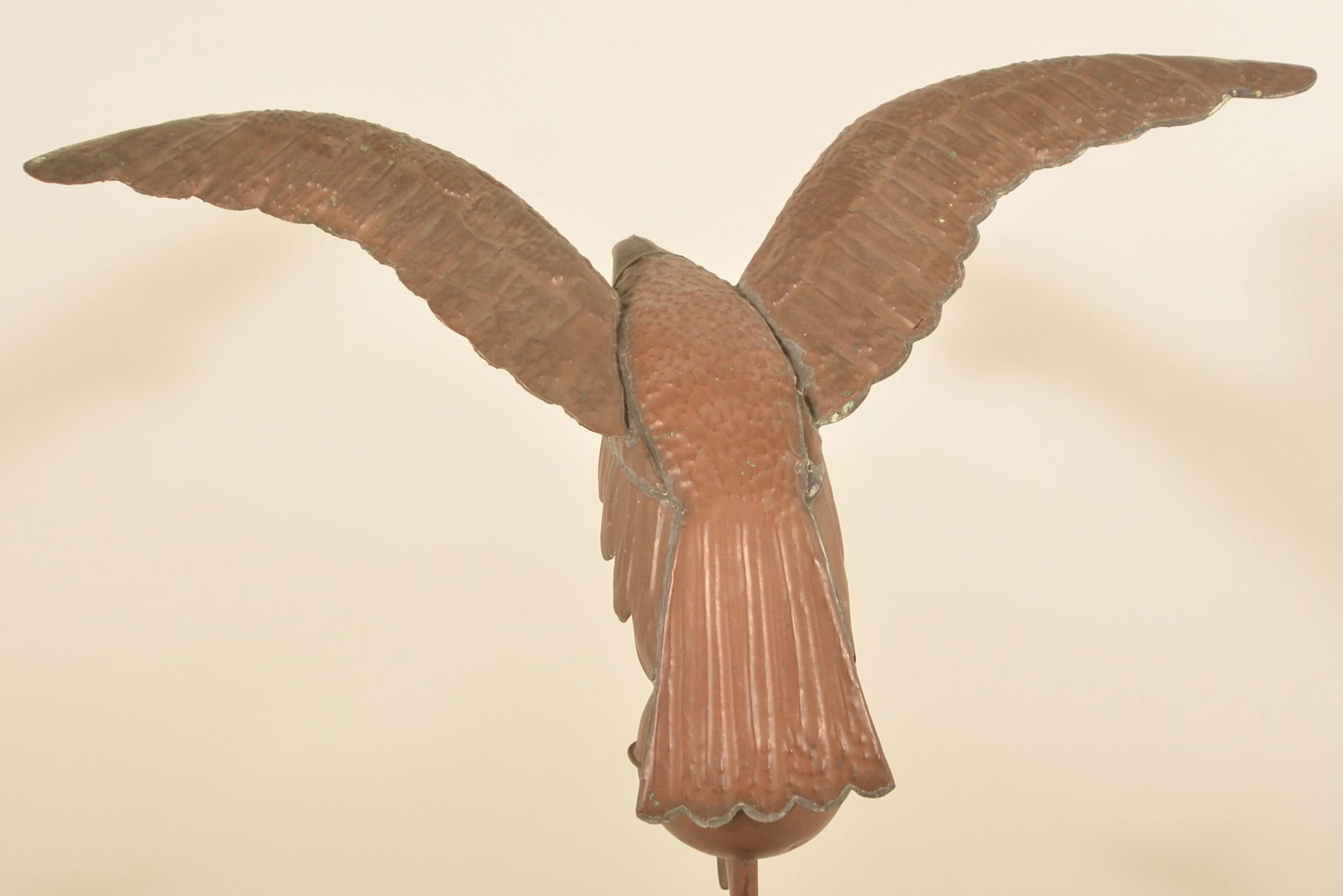 Antique Full-Bodied Copper Eagle Weathervane - 4