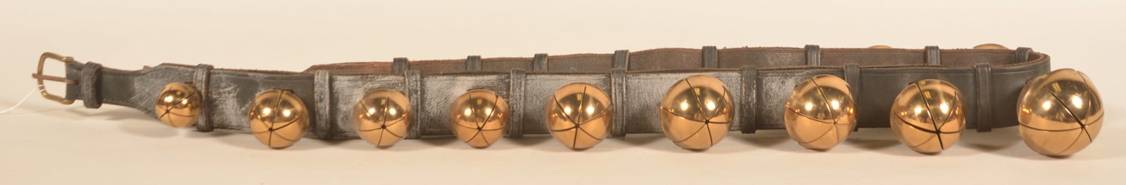 Graduated Set Large Christmas Brass Sleigh Bells (1 of 4)