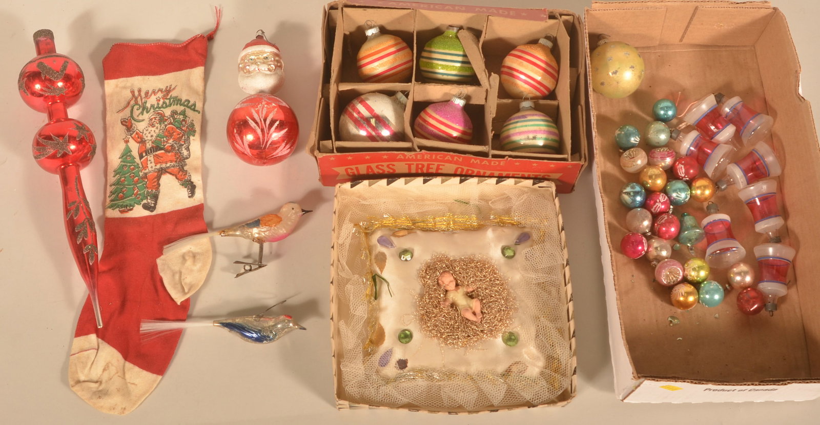 Collection of Glass Christmas Tree Ornaments (1 of 5)