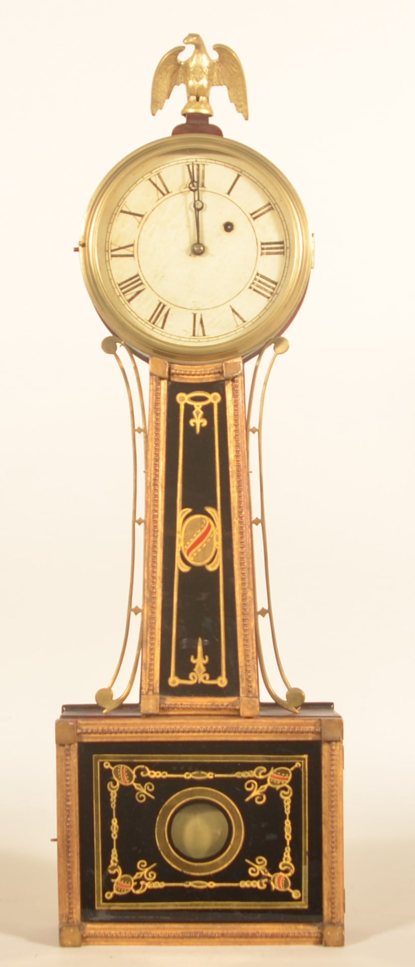 Eagle Finial Signed Horace Tifft Bango Clock (1 of 7)