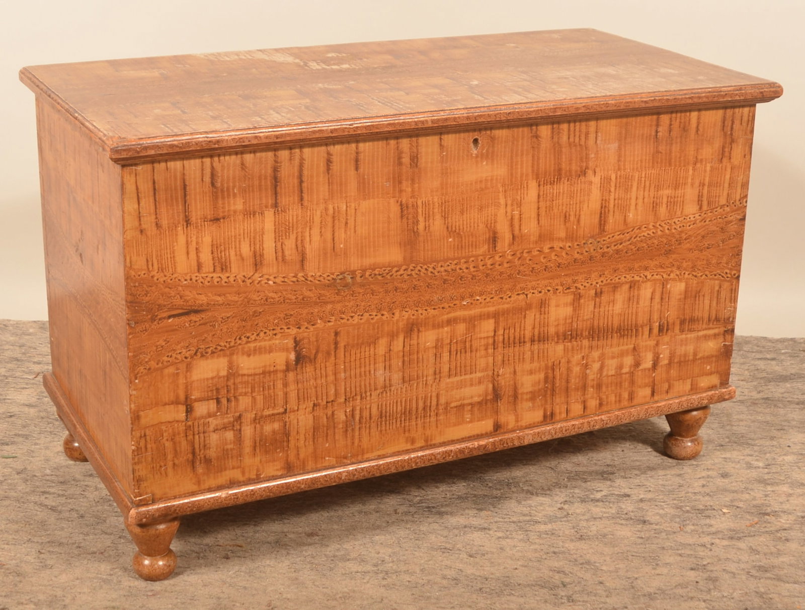 Grain-Painted Blanket Chest (1 of 4)