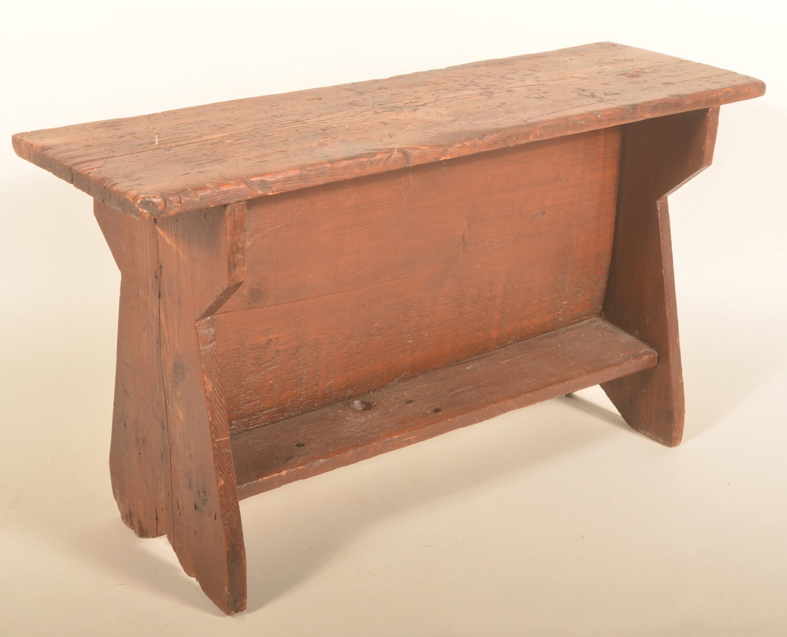 Small Pine Antique Bench - 2