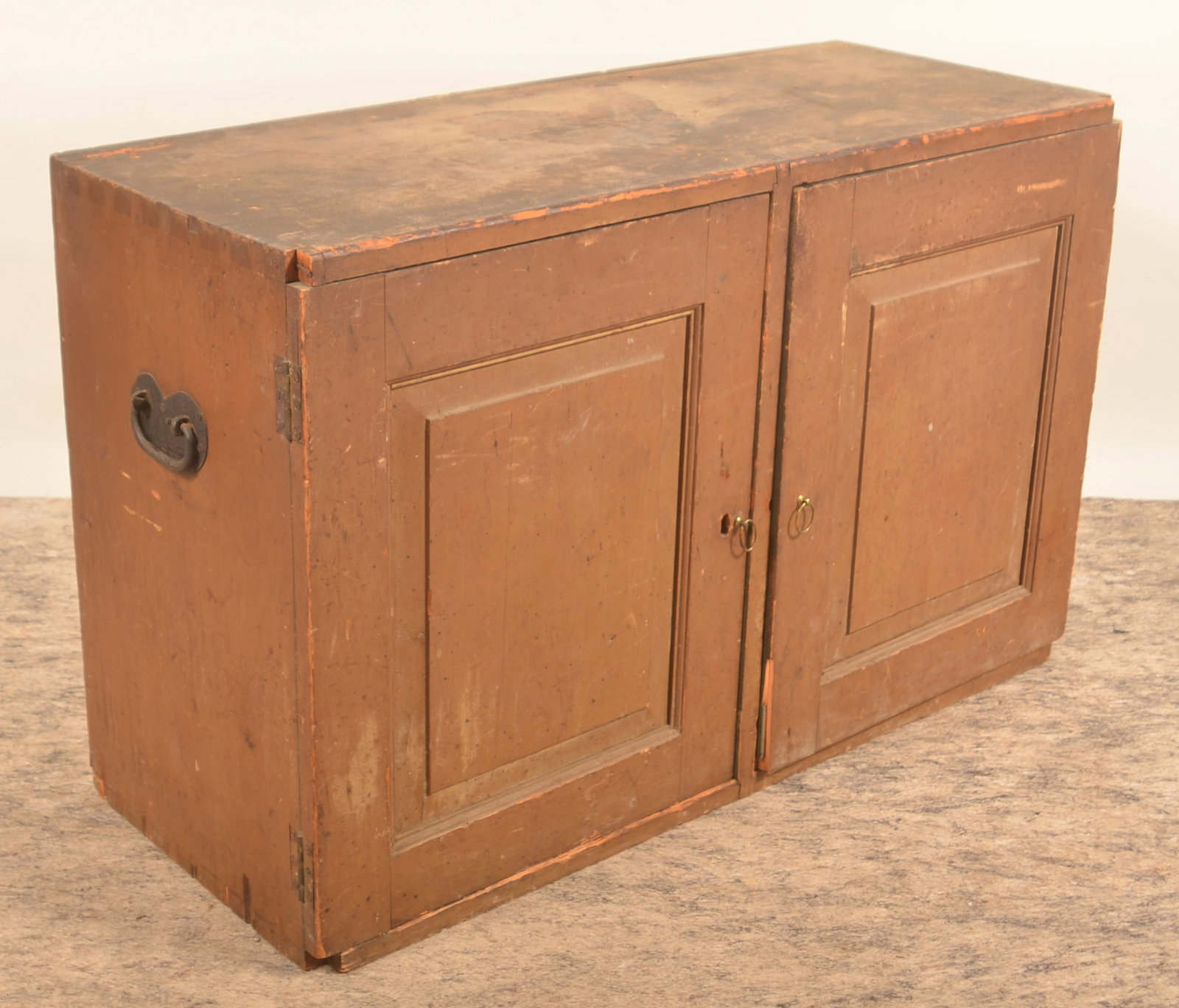 Great Travelling Paint-Decorated Judge's Cupboard (1 of 7)