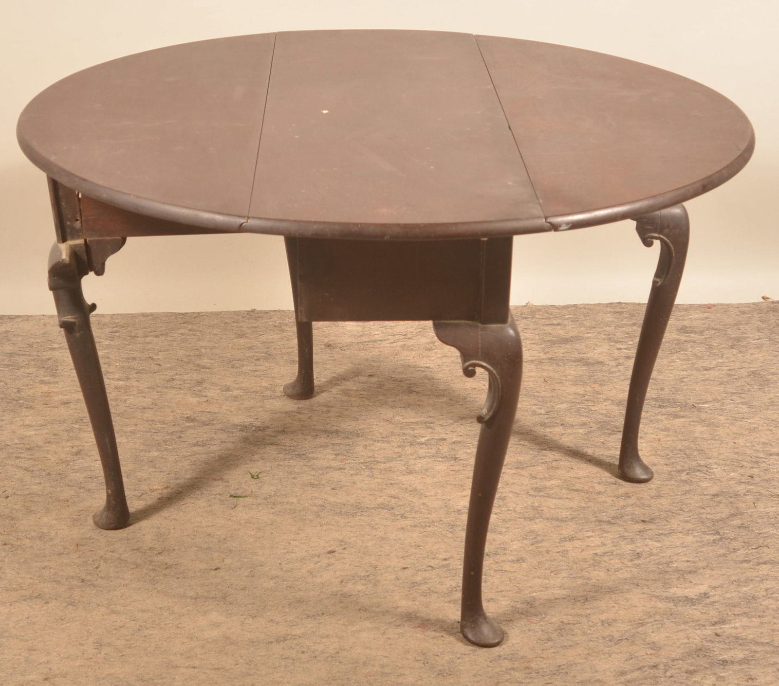 Mahogany Drop-Leaf Table - 3