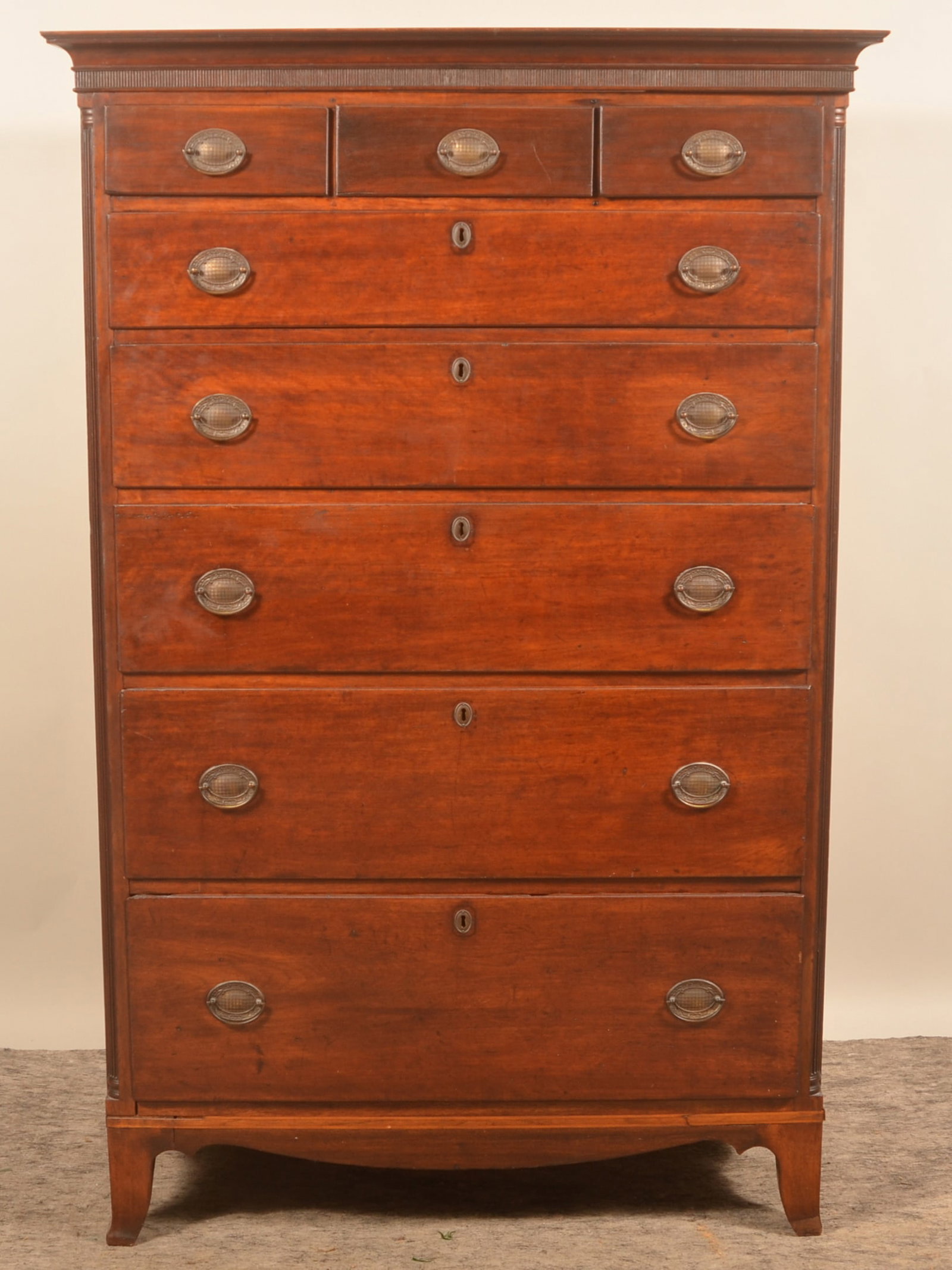Early Hepplewhite Tall Chest of Drawers (1 of 7)