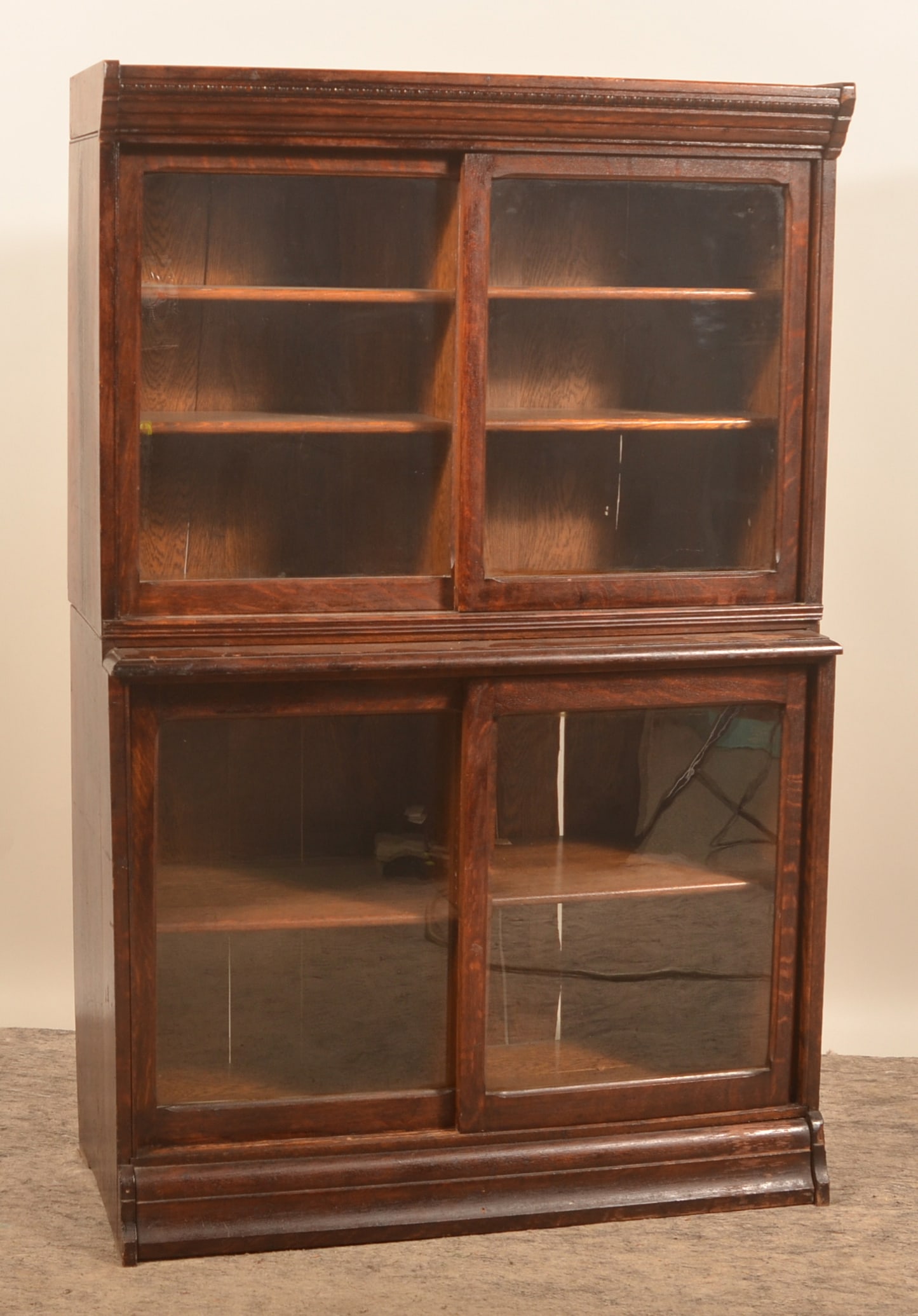 Quarter-Sawn Oak Sectional Bookcase (1 of 5)
