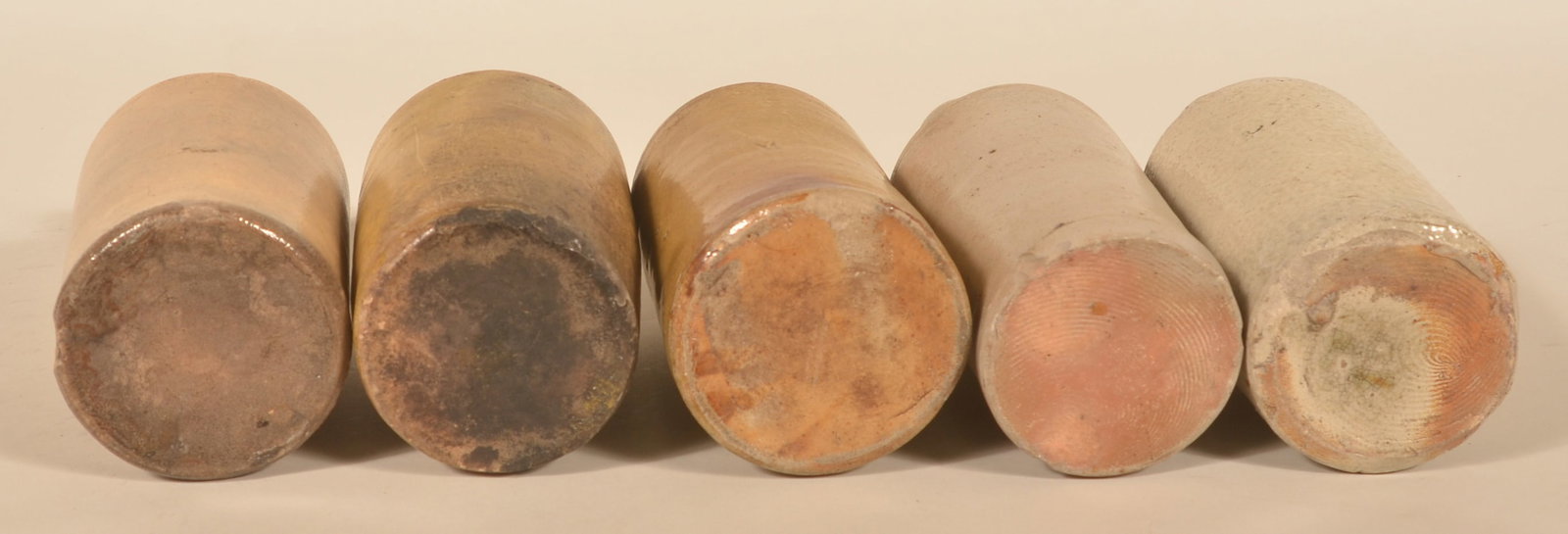 Five Antique Stoneware Beer Bottles - 4