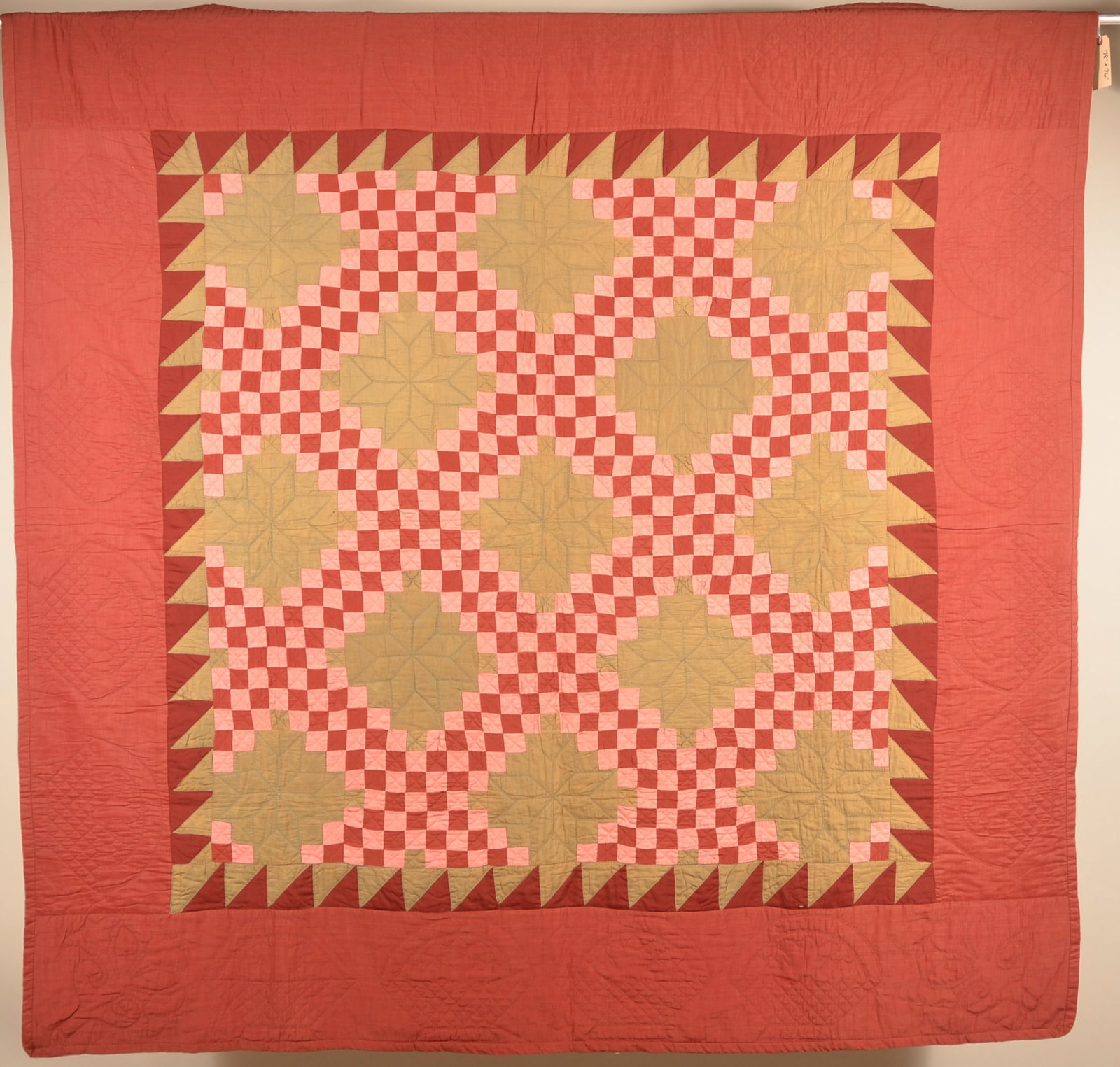 Antique 8-Pointed Star Pennsylvania Quilt (1 of 5)