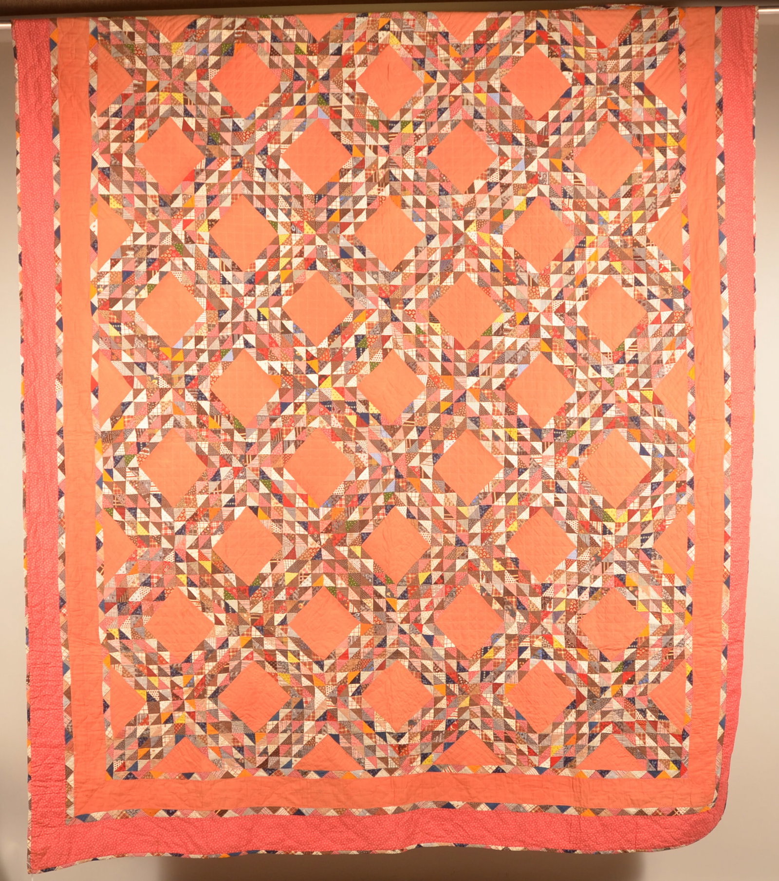 Ocean Waves Antique Hand-Stitched Quilt (1 of 5)