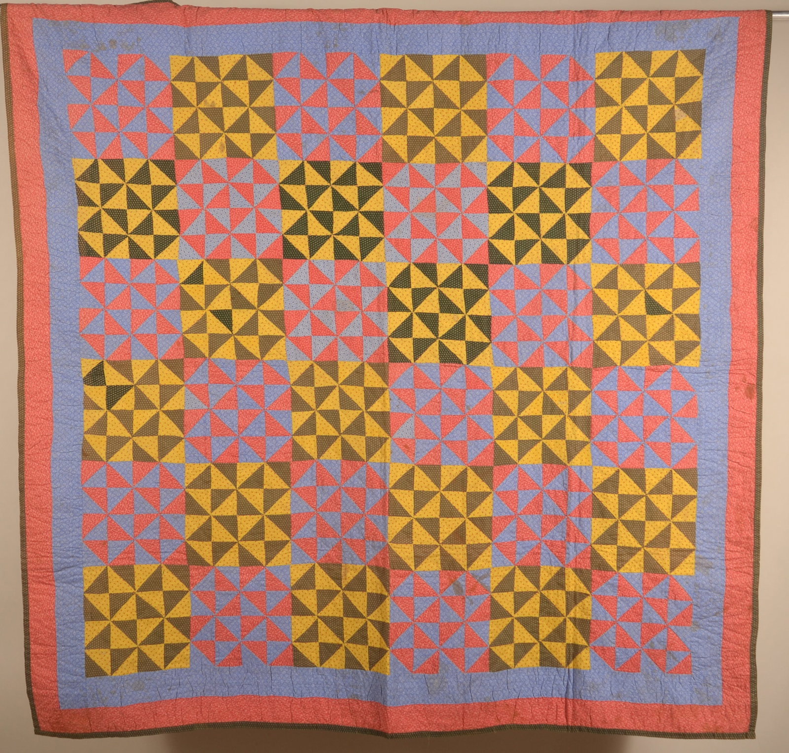 Antique Pennsylvania Pinwheel Pattern Quilt (1 of 7)