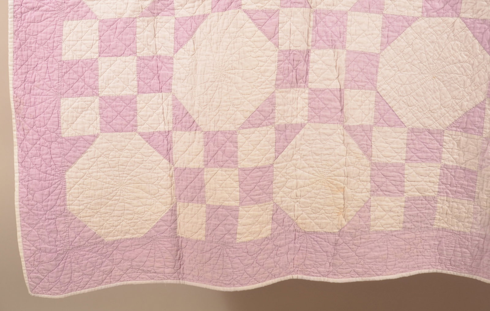 9-Patch Variant Hand-Stitched Quilt - 3