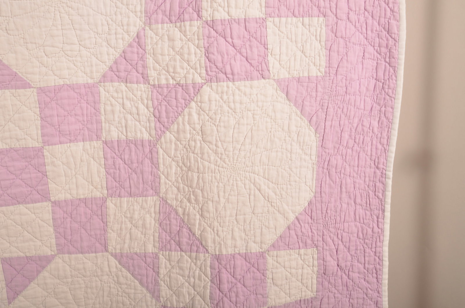 9-Patch Variant Hand-Stitched Quilt - 4