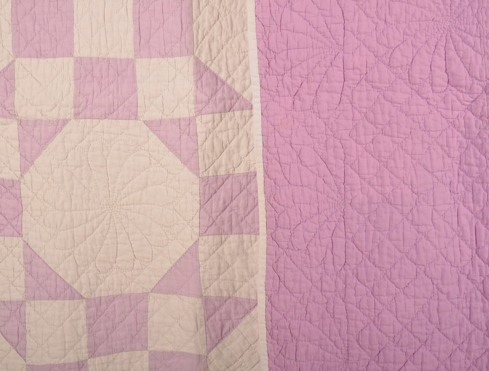 9-Patch Variant Hand-Stitched Quilt - 5