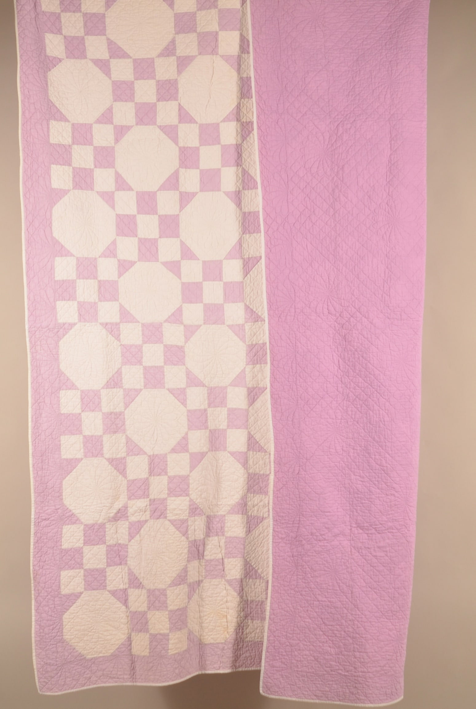 9-Patch Variant Hand-Stitched Quilt - 6