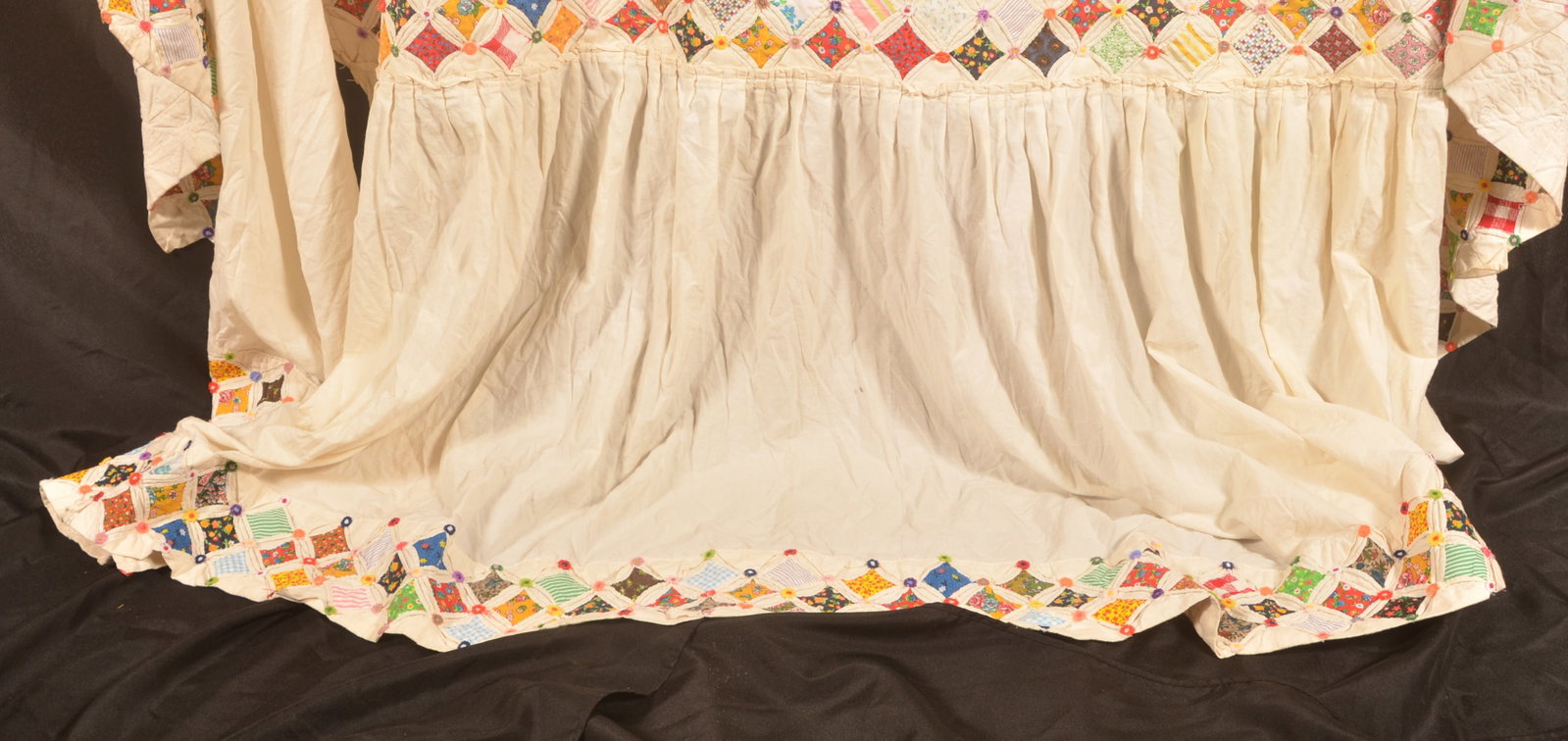 Unusual Cathedral Windows Pattern Quilt - 3