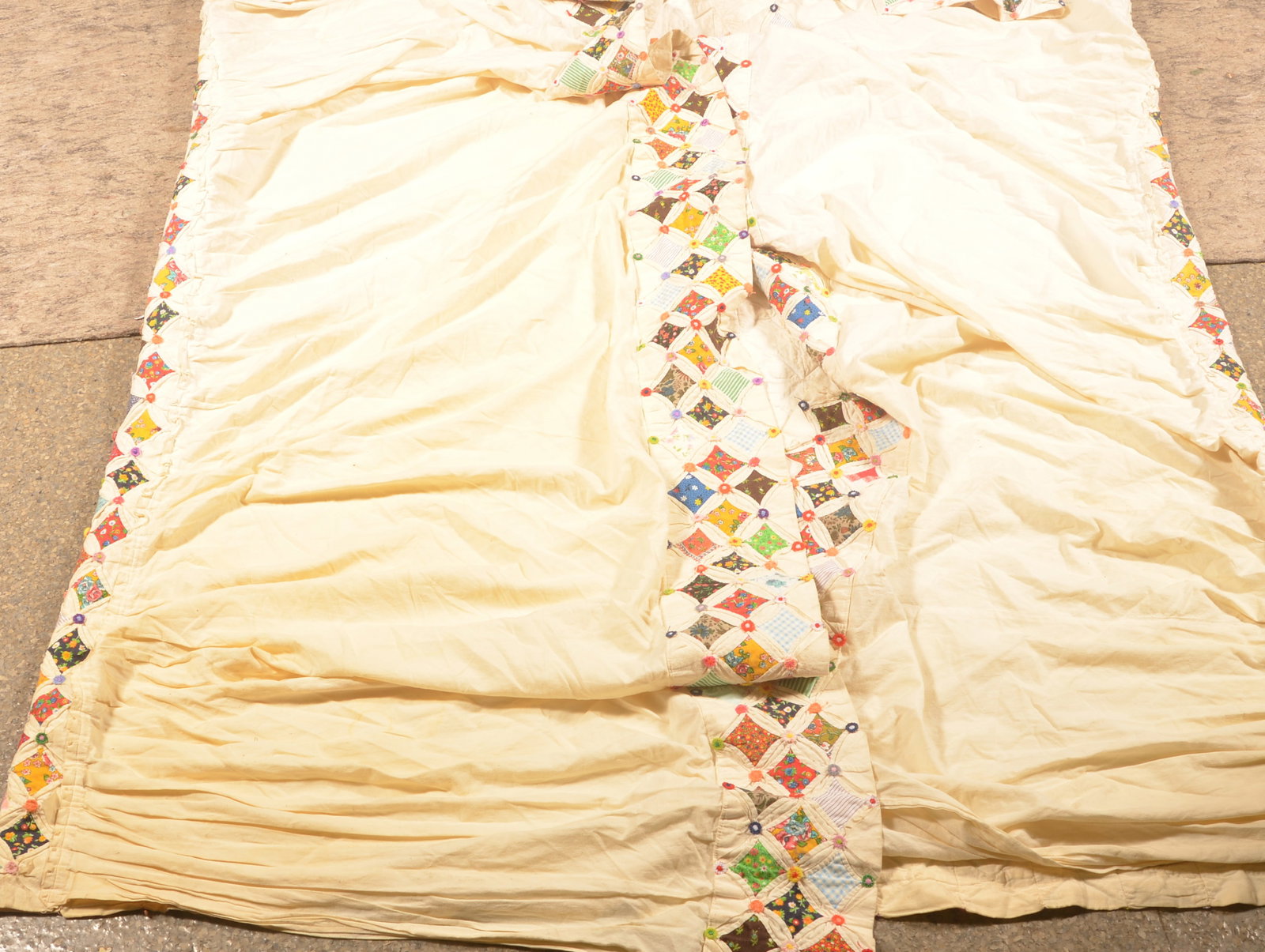 Unusual Cathedral Windows Pattern Quilt - 5