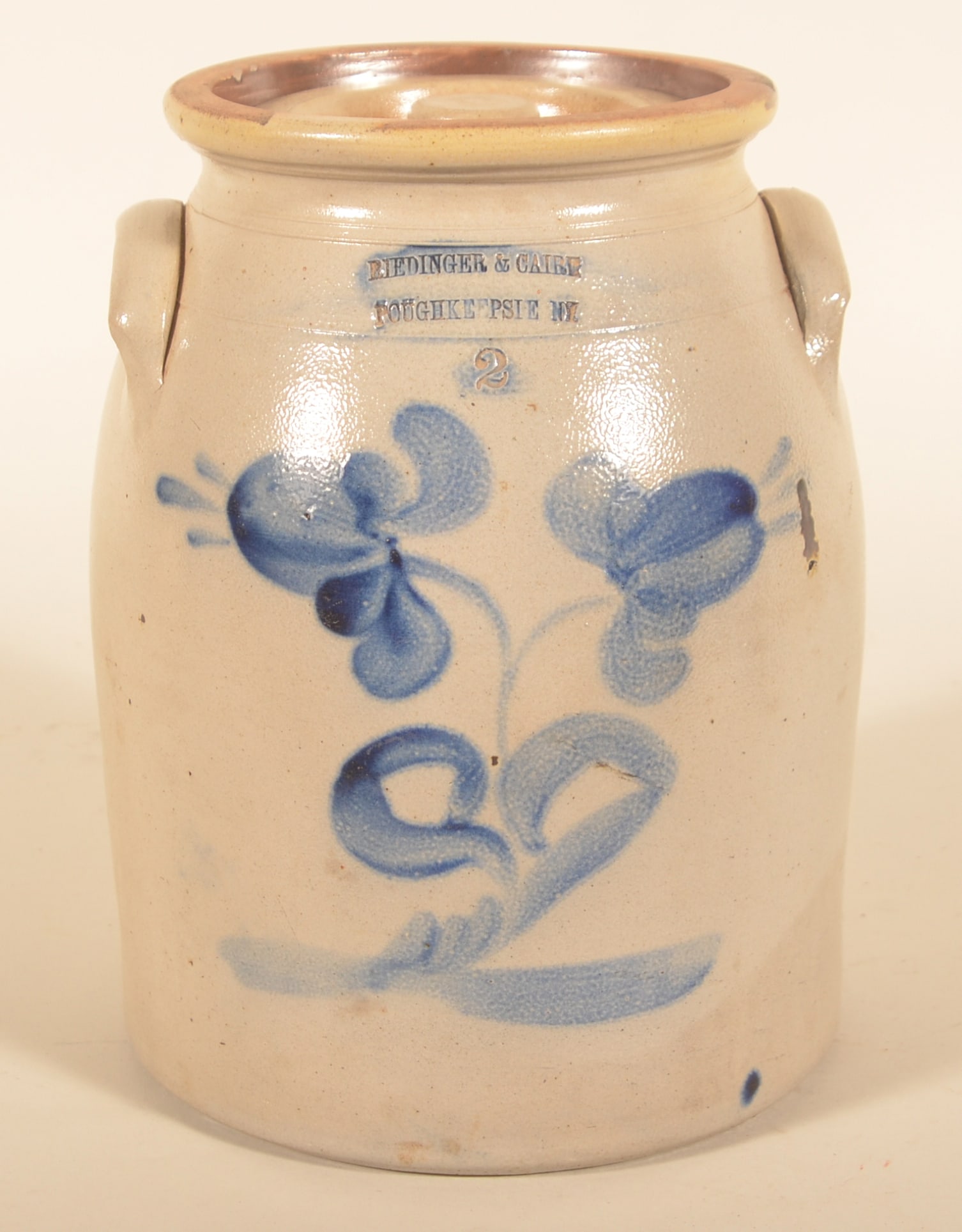 Reidinger & Caire Poughkeepsie, NY Decorated Churn (1 of 5)