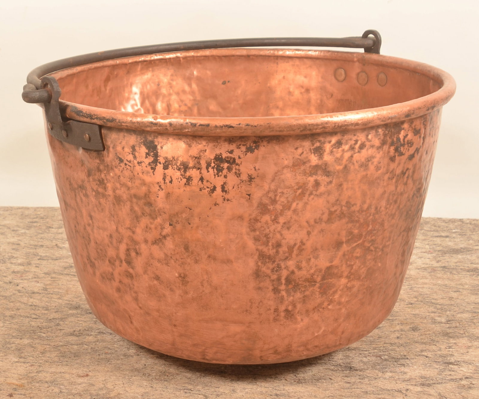 Large Copper & Iron Apple Butter Kettle (1 of 5)