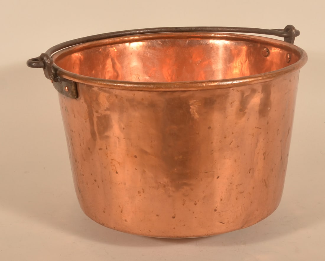 Medium Size Copper & Iron Handle Kettle (1 of 4)