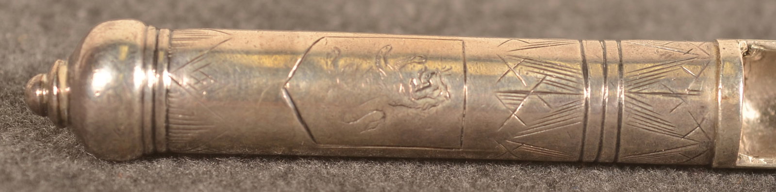 Silver Engraved Apple Corer - 2
