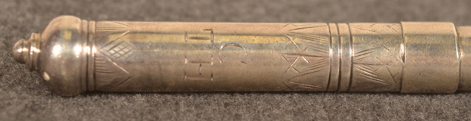 Silver Engraved Apple Corer - 3